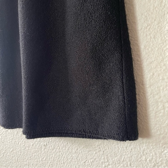 Elegant Vintage High Waisted A-Line Skirt Women’s 8 Black Pull On Elastic Waist - Picture 6 of 9